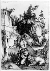 St. Hieronymus in der Wildnis, ca. 1496